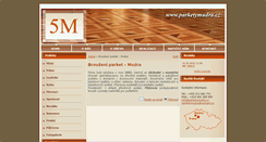 Desktop Screenshot of parketymudra.cz